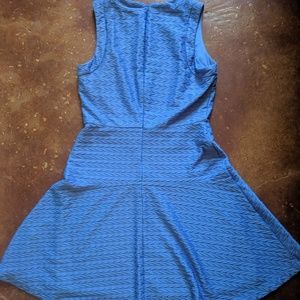 Donna Morgan Blue Fit and Flare Dress